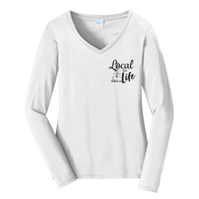 Speed Limit Ladies V-Neck Long Sleeve Thumbnail